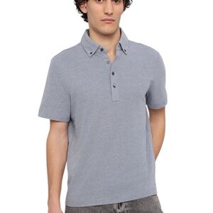 Michael Kors Men's Heather Gray Polo Shirt